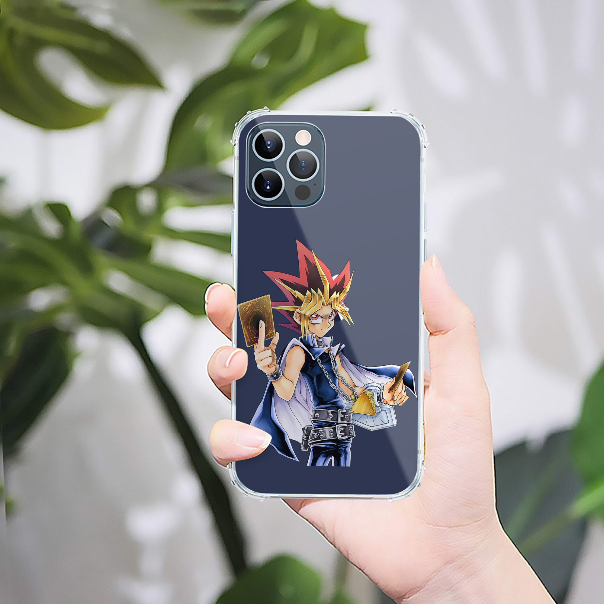 （画像用） 遊☆戯☆王 Yu-Gi-Oh! 【iPhone 12シリーズ対応】透明スマホケース（クリアソフトケース）